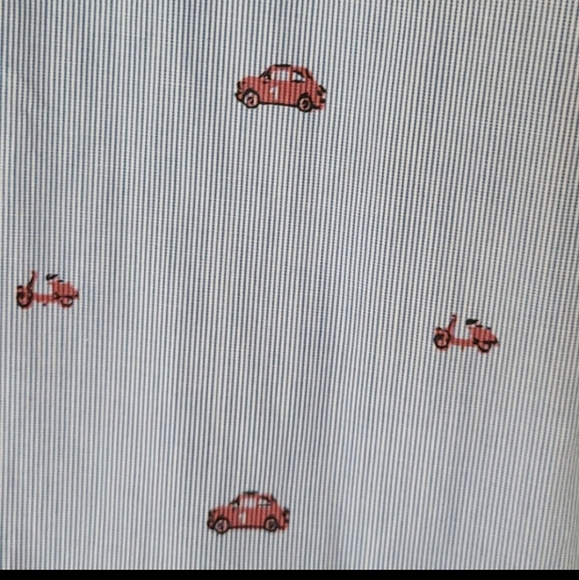 Penguin blue button up - Picture 3 of 5